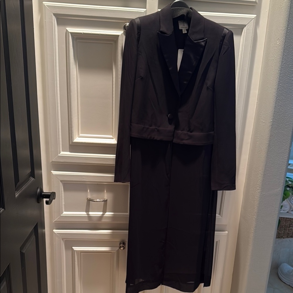 Elegant Black Long Coat